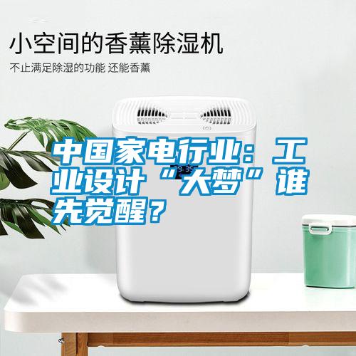 中國家電行業(yè)：工業(yè)設計“大夢”誰先覺醒？