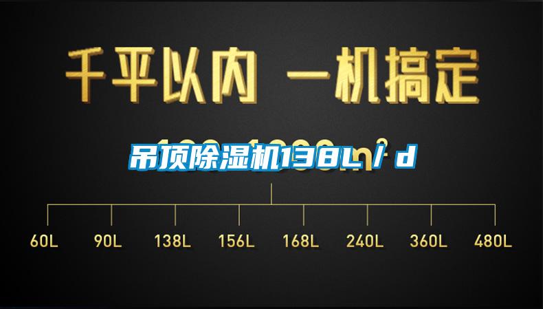 吊頂除濕機138L／d