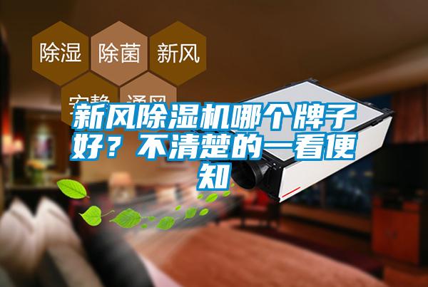 新風除濕機哪個牌子好？不清楚的一看便知