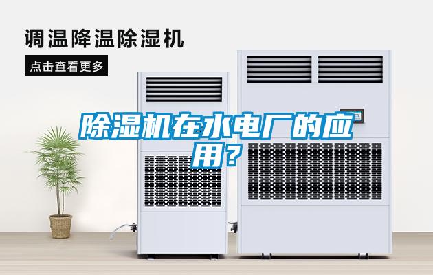 除濕機(jī)在水電廠的應(yīng)用？