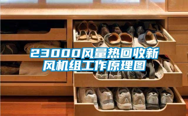 23000風(fēng)量熱回收新風(fēng)機(jī)組工作原理圖