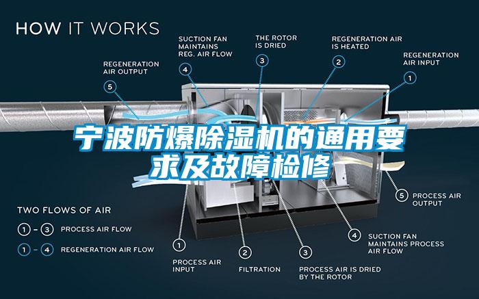 寧波防爆除濕機的通用要求及故障檢修