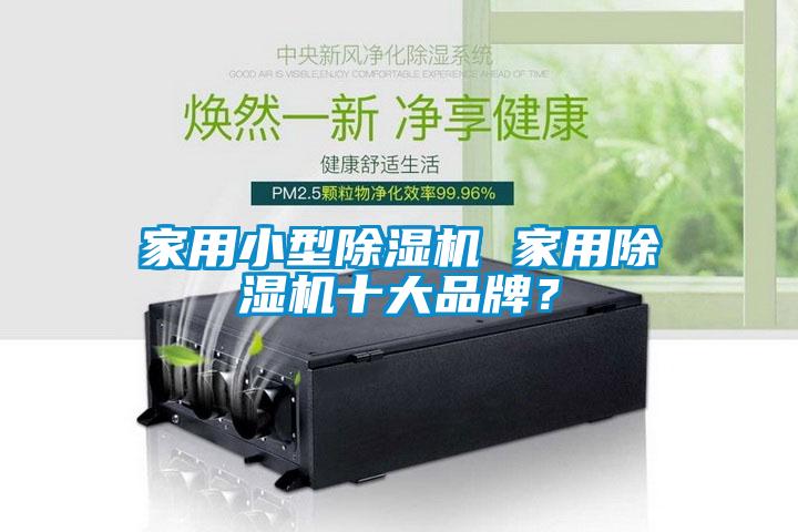 家用小型除濕機 家用除濕機十大品牌？