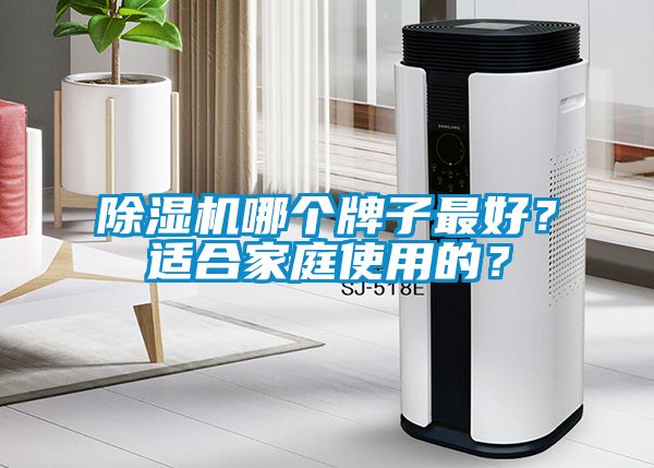 除濕機哪個牌子最好？適合家庭使用的？