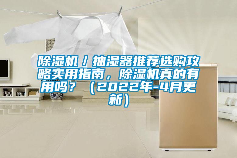 除濕機／抽濕器推薦選購攻略實用指南，除濕機真的有用嗎？（2022年-4月更新）